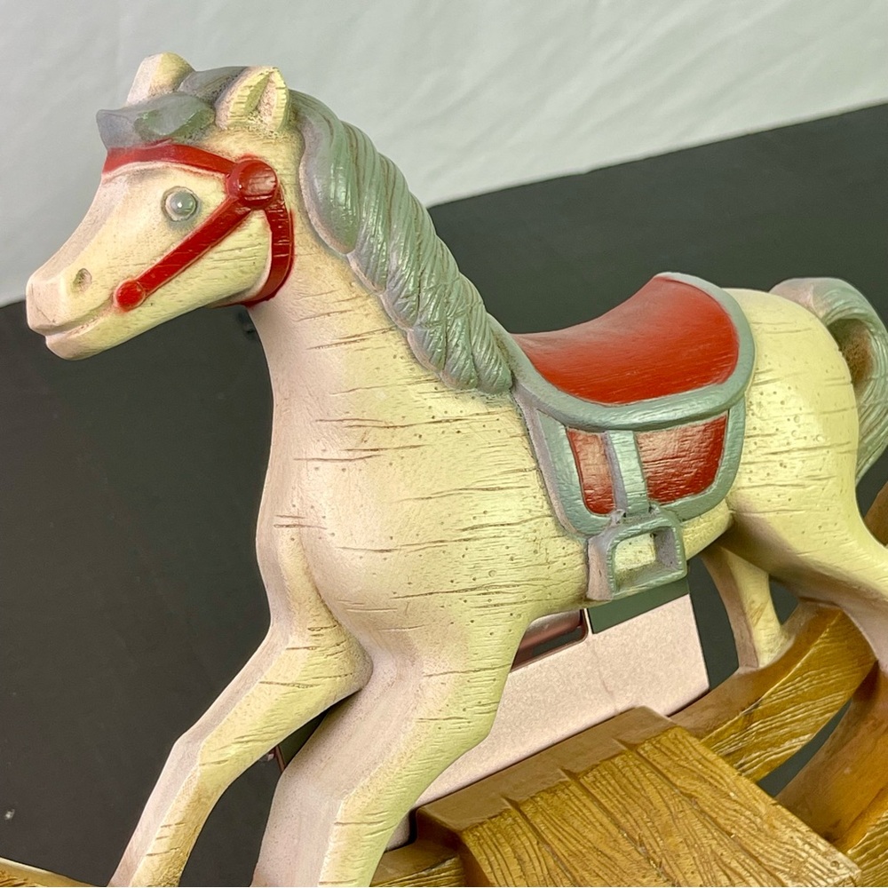 Vintage Burwood Mold Rocking Horse Wall Decor Mid-Century-Modern